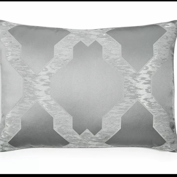 Hotel Collection Chalice (1) Standard Sham Metallic Shimmering Gray - Picture 1 of 1
